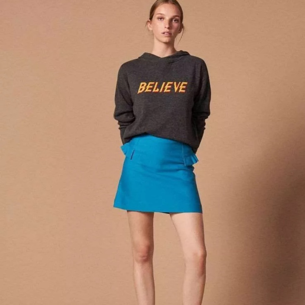 Sandro blue skirt